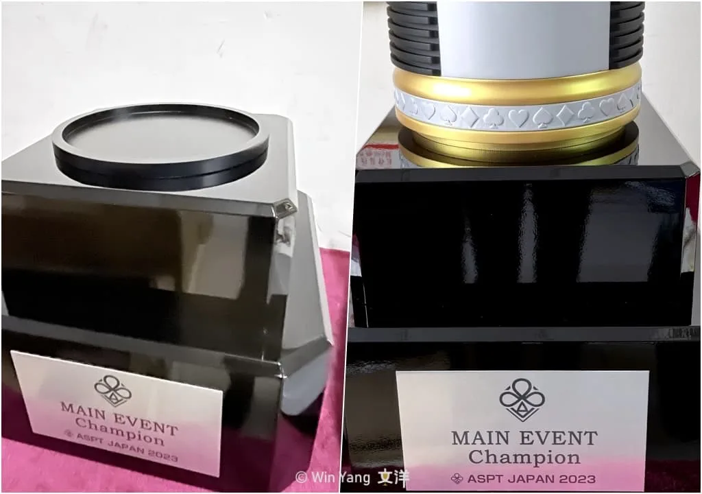 8歲小朋友身高的120公分3D列印獎盃!超精緻的亞洲區撲克賽事客製化獎盃 - 2026 文洋獎盃 撲克賽事客製化獎盃