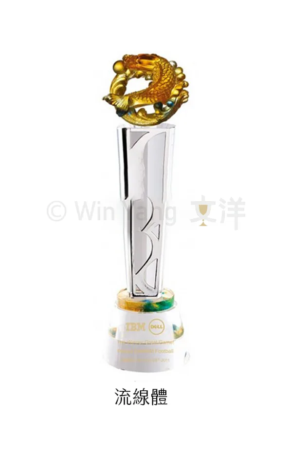 脫蠟琉璃金屬造型片水晶圓座獎盃 - 2026 文洋獎盃 脫蠟琉璃金屬造型片水晶圓座獎盃:圖片 3